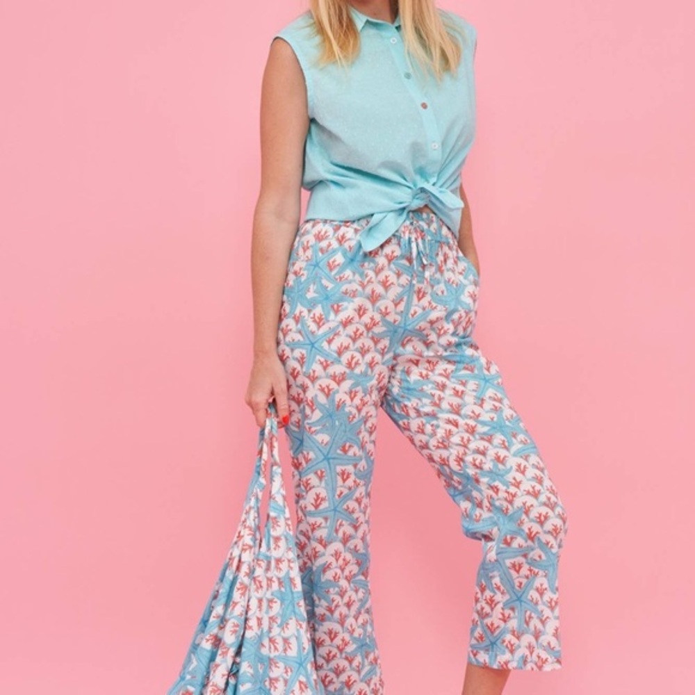 🆕 Starfish and Coral Ocean Themed Pants